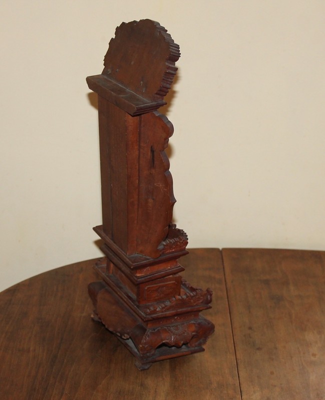 Antique Chinese Ancestor Wood Tablet Shrine Altar Tablet Plaque 16