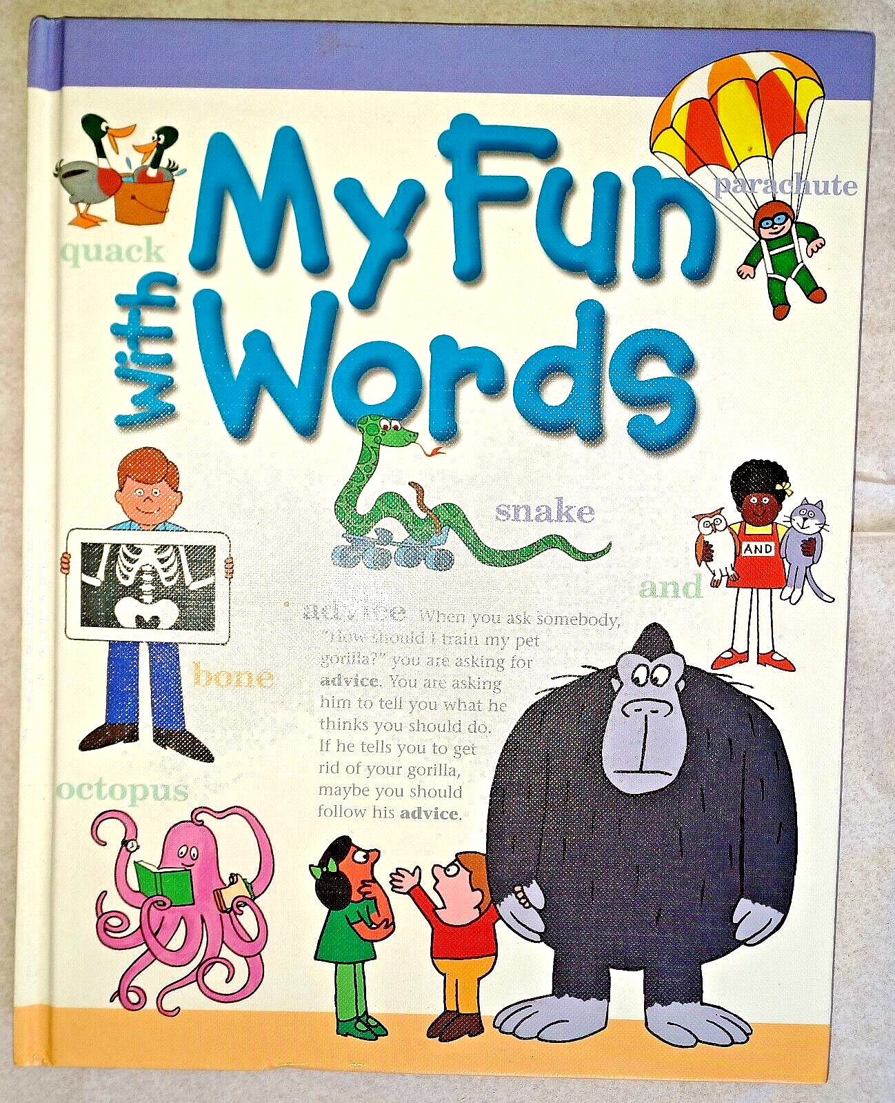 65‐⑧DWE  Fun With Words CD＆Book My Fun With Words Dictionary Book 2 L- Z Illustrated Like