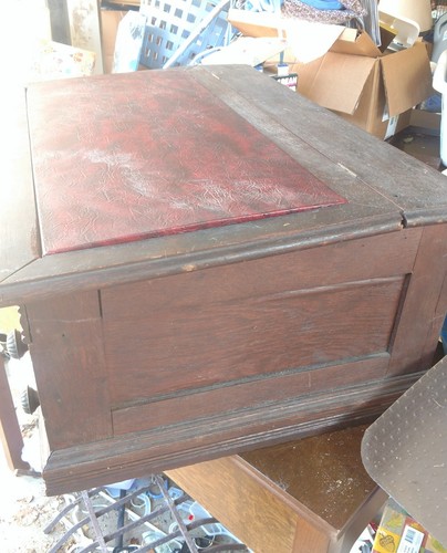 Antique JP Coats Thread Spool Cabinet, Country Store Countertop Display large