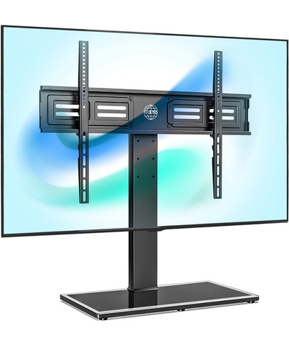 /base Swivel Tabletop Tv Stand With Mount For 50 To 85 Inch