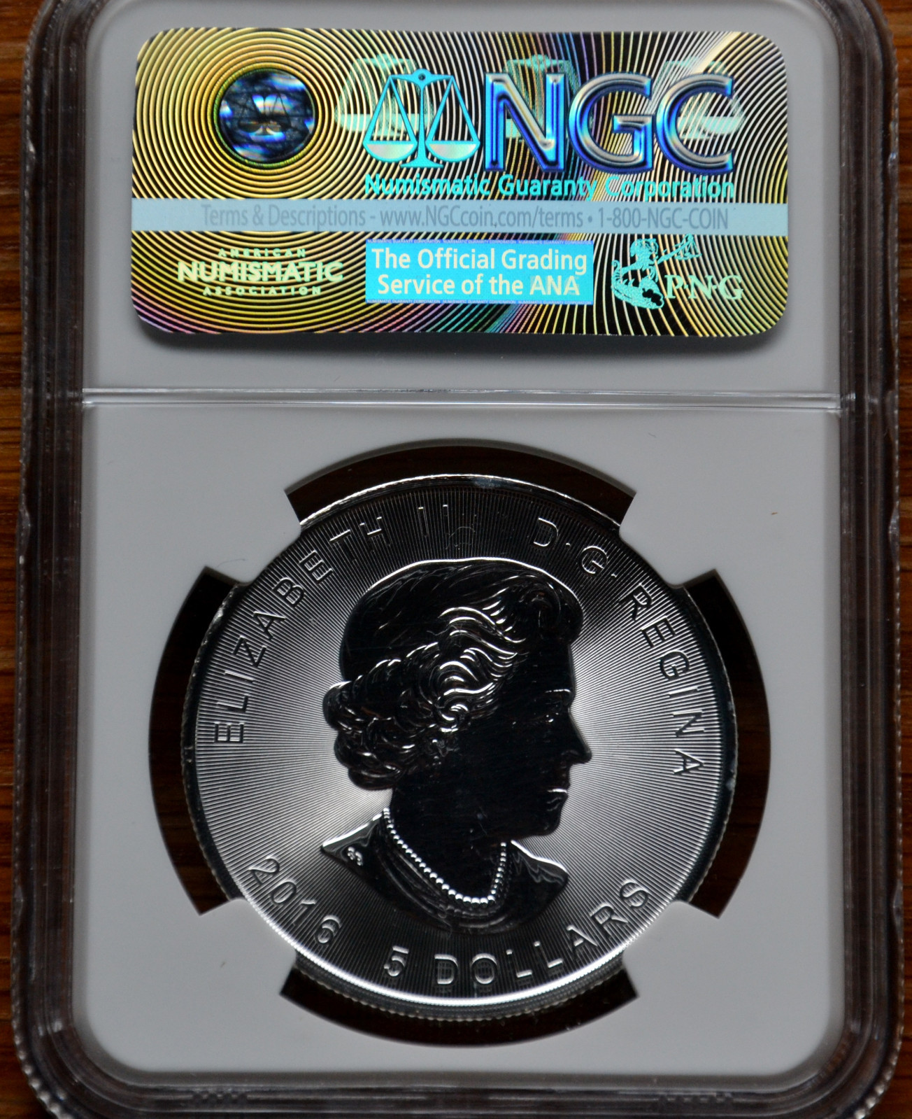 2016 Canada Silver $5 Superman ER NGC MS69