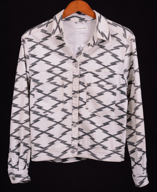 isabel marant white denim jacket
