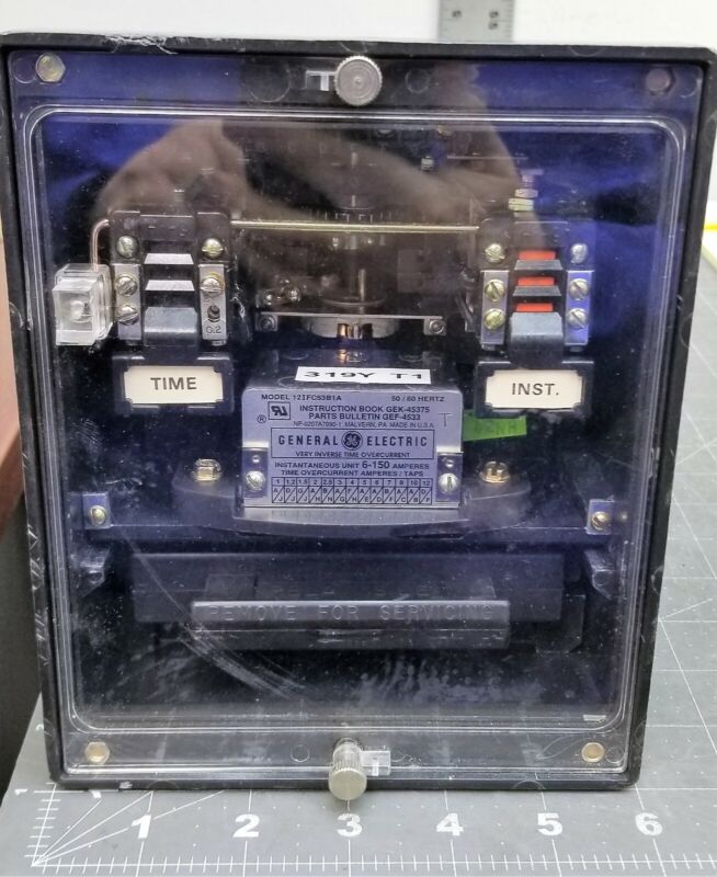 GE 12IFC53B1A Very Inverse Time Overcurrent Relay GE 50/60Hz WORKING PULL [A8S4]