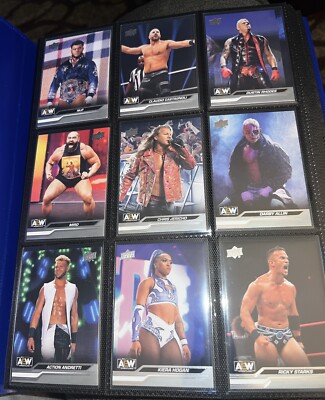 2024 AEW UPPER DECK 1-100 COMPLETE CARD SET Will Ospreay Mariah May Sting Darby