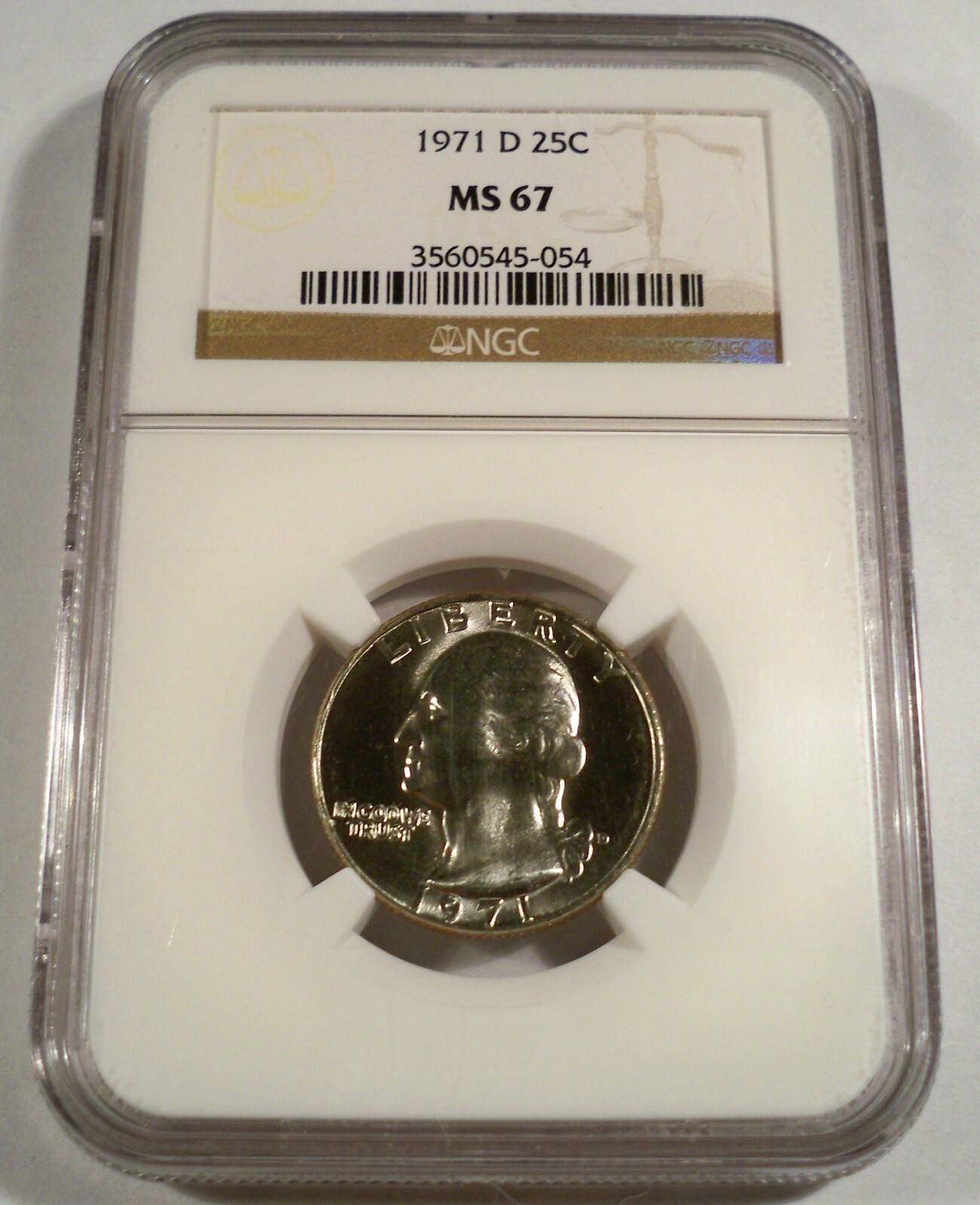 1971-D NGC MS67 WASHINGTON QUARTER 25c RARE MS 67 | eBay