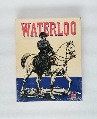 SEALED Wear 1962 Avalon Hill WATERLOO Napoleonic Campaign Game Napoleon Vintage