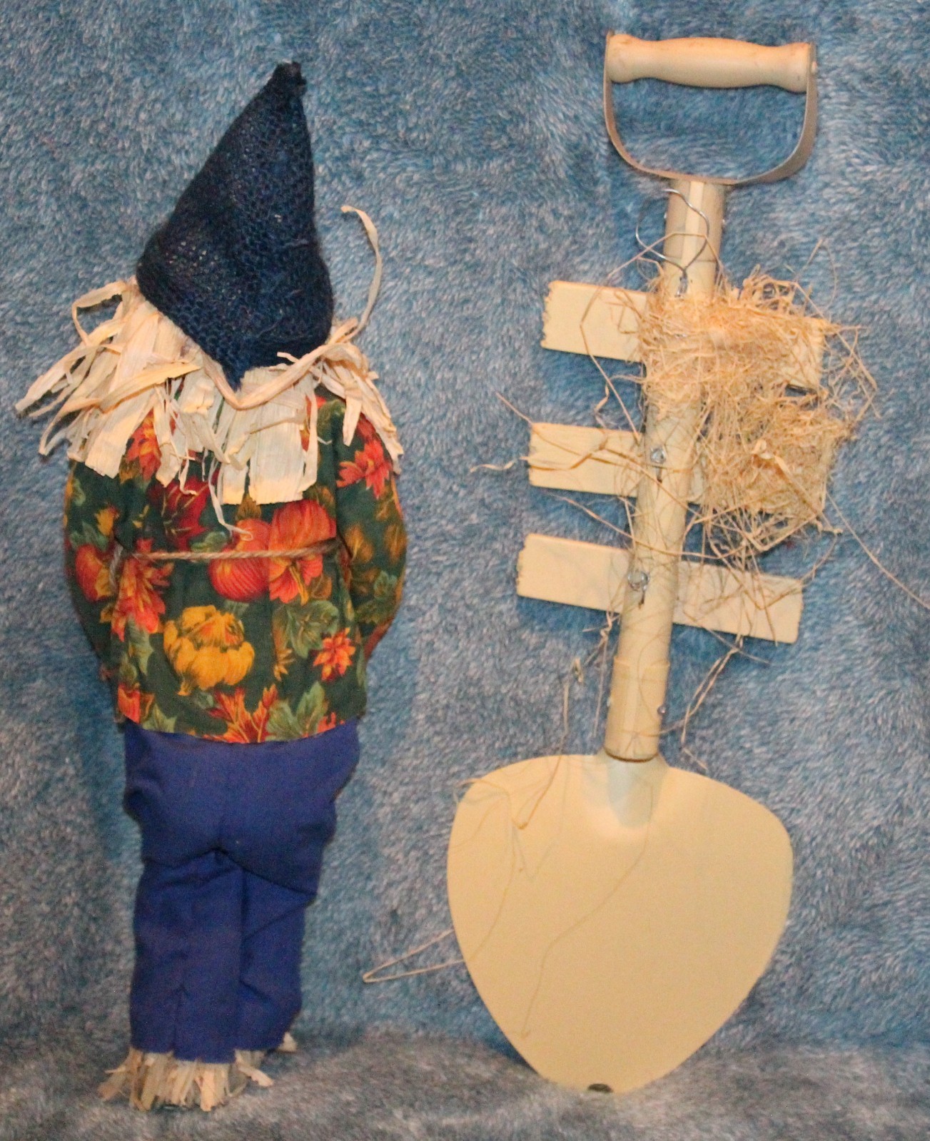 Scarecrow Fall Harvest Set Decor Happy Harvest Greetings