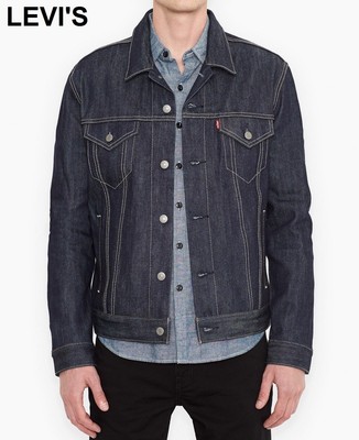 levis raw denim jacket