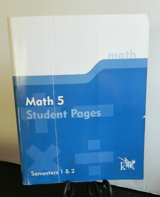 K12 Math 5 STUDENT PAGES Semester 1 & 2 Workbook #22501 963 Pages