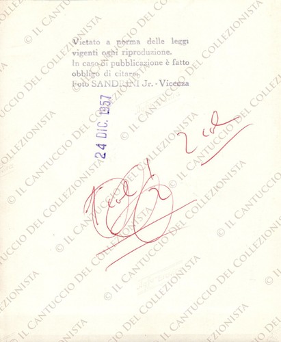 1957 VICENZA Monumento Vittorio Emanuele Albero di Natale Fotografia - Picture 2 of 2