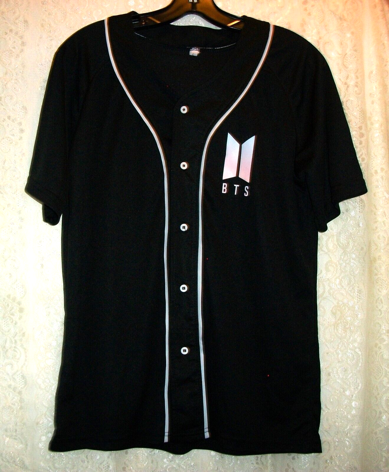 BIAS BASEBALL JERSEY BLACK | PolysforBTS