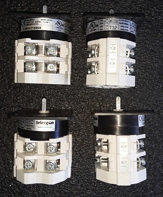 LOT OF 4 TELERGON Model T32 INTERRUPTOR