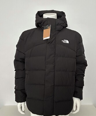 THE NORTH FACE MEN BALTIC 600 DOWN PUFFER HOODIE JACKET BLACK size S M L XL XXL