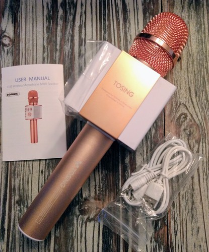 Tosing 008 Bluetooth Microphone KTV Karaoke Mic With Speaker for iPhone, Android