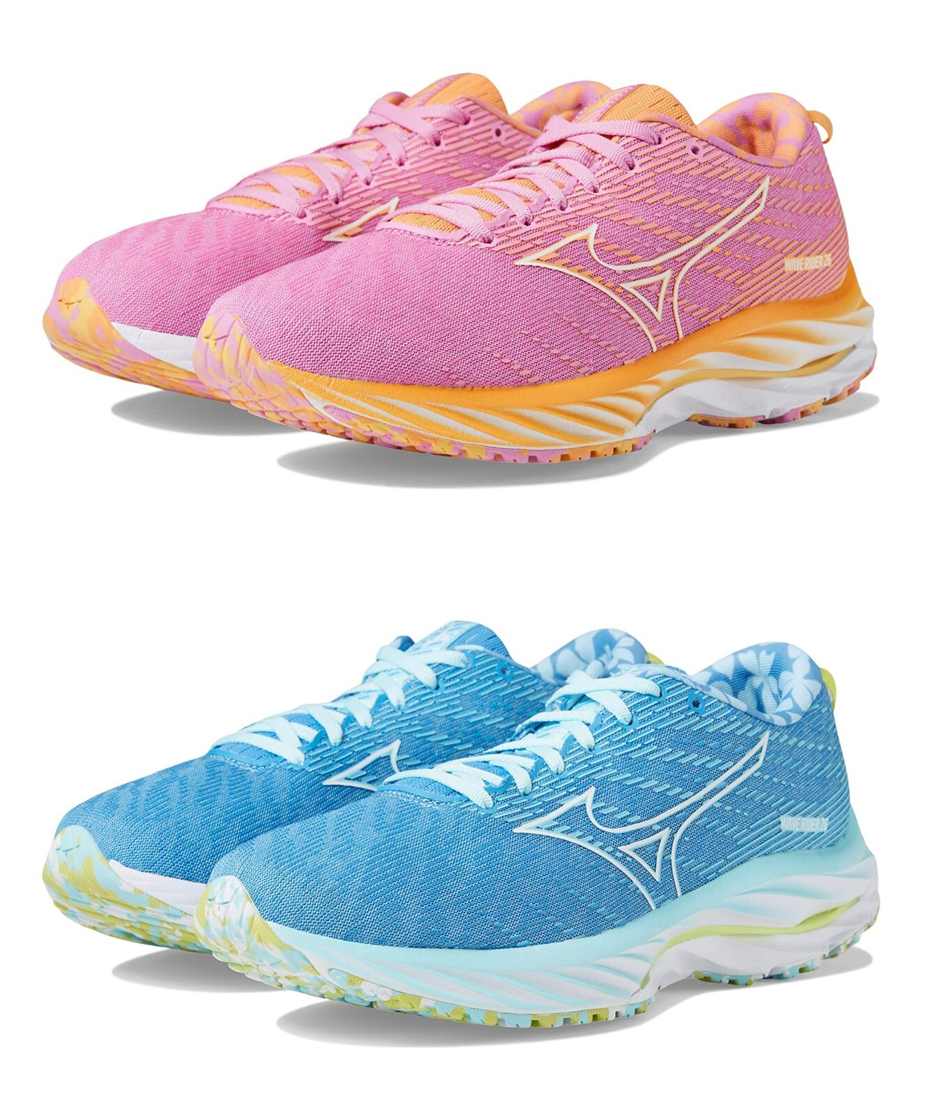 New Women's Mizuno Wave Rider 26 Roxy Running Shoes Size 8