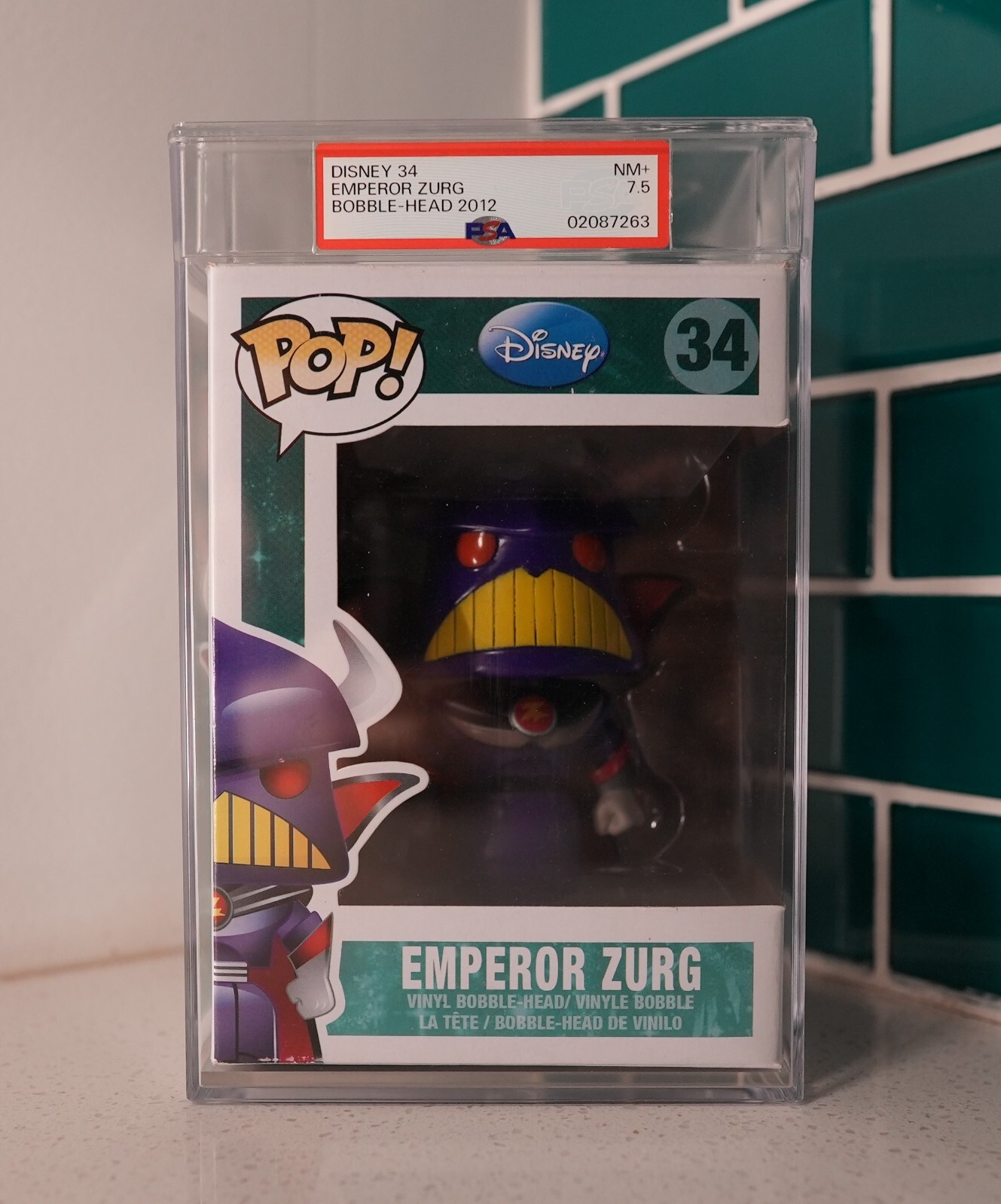 Funko Pop! Emperor Zurg (Bobble-Head) (Disney Logo) PSA 7.5