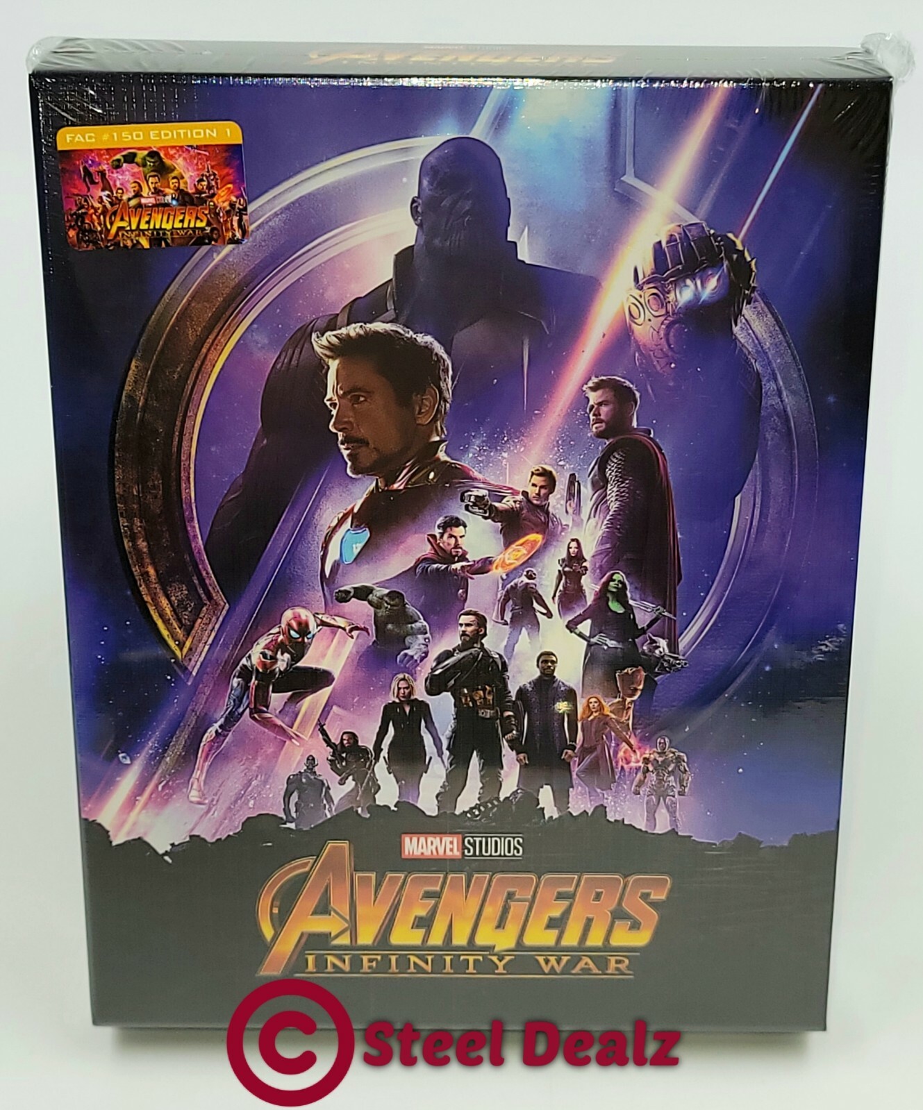 AVENGERS INFINITY WAR [2D + 3D] Blu-ray STEELBOOK [FILMARENA
