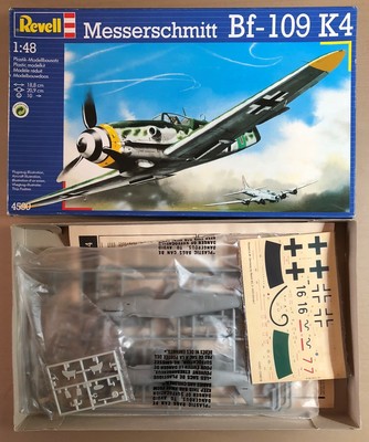 REVELL 4590 MESSERSCHMITT Bf-109 K4 1/48 PLASTIC KIT NUOVO