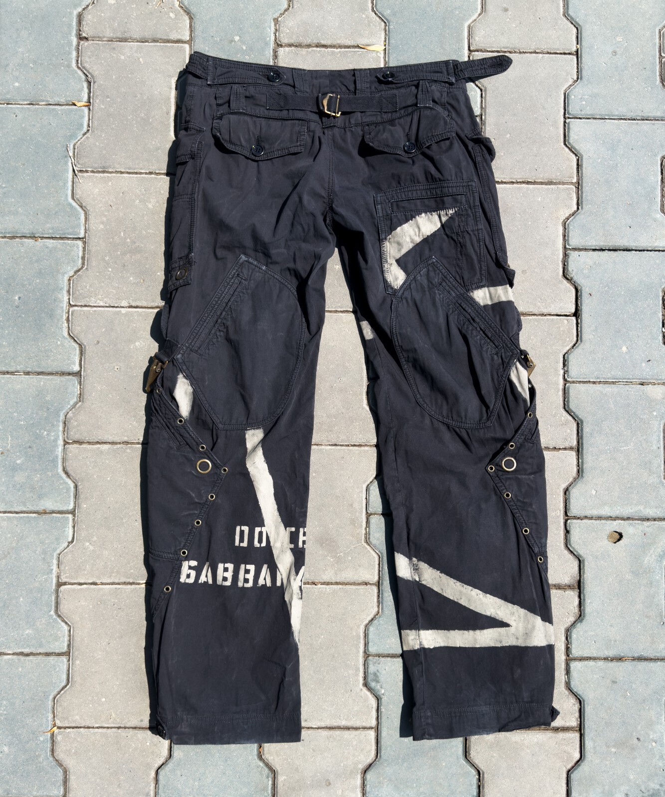 Vintage DOLCE GABBANA Cargo Pants Trousers D&G 2002 Bondage Vintage DOLCE GABBANA Cargo Pants Trousers D&G 2002 Bondage