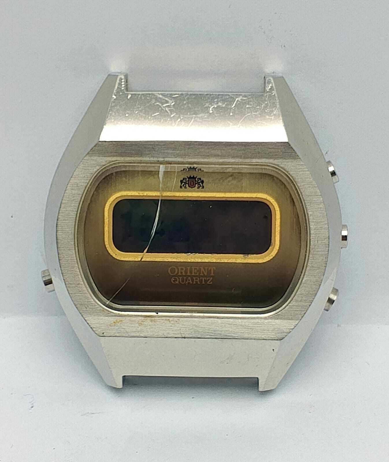 Orient Digital Quartz F641116-40 Vintage Men's Watch For