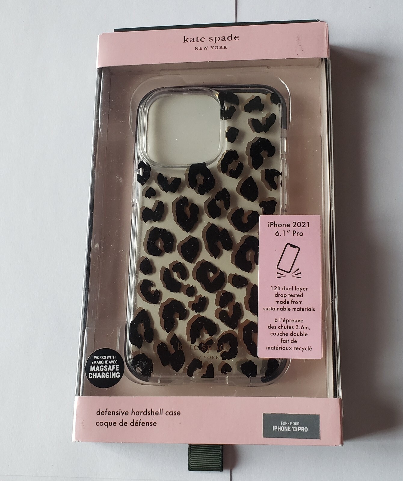 【国内発送】kate spade★City Leopard iPhone13 Pro Max ケース kate spade new york City Leopard MagSafe - iPhone 15 / 14 / 13