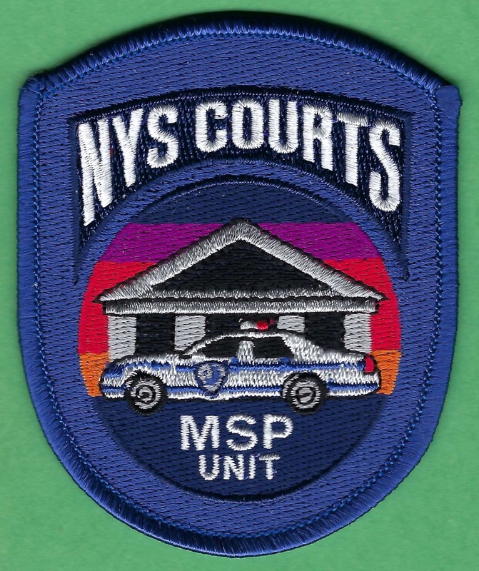 NEW YORK STATE COURTS MOBILE SECURITY PATROL PATCH