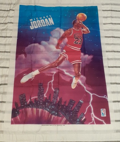 激レア‼︎ 90s 当時物 NBA BULLS JORDAN ポスター Michael Jordan poster iconic Chicago bulls 90s - Dunk Wall
