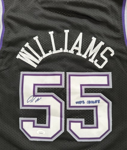 Jason Williams Signed Jersey Mitchell & Ness JSA White