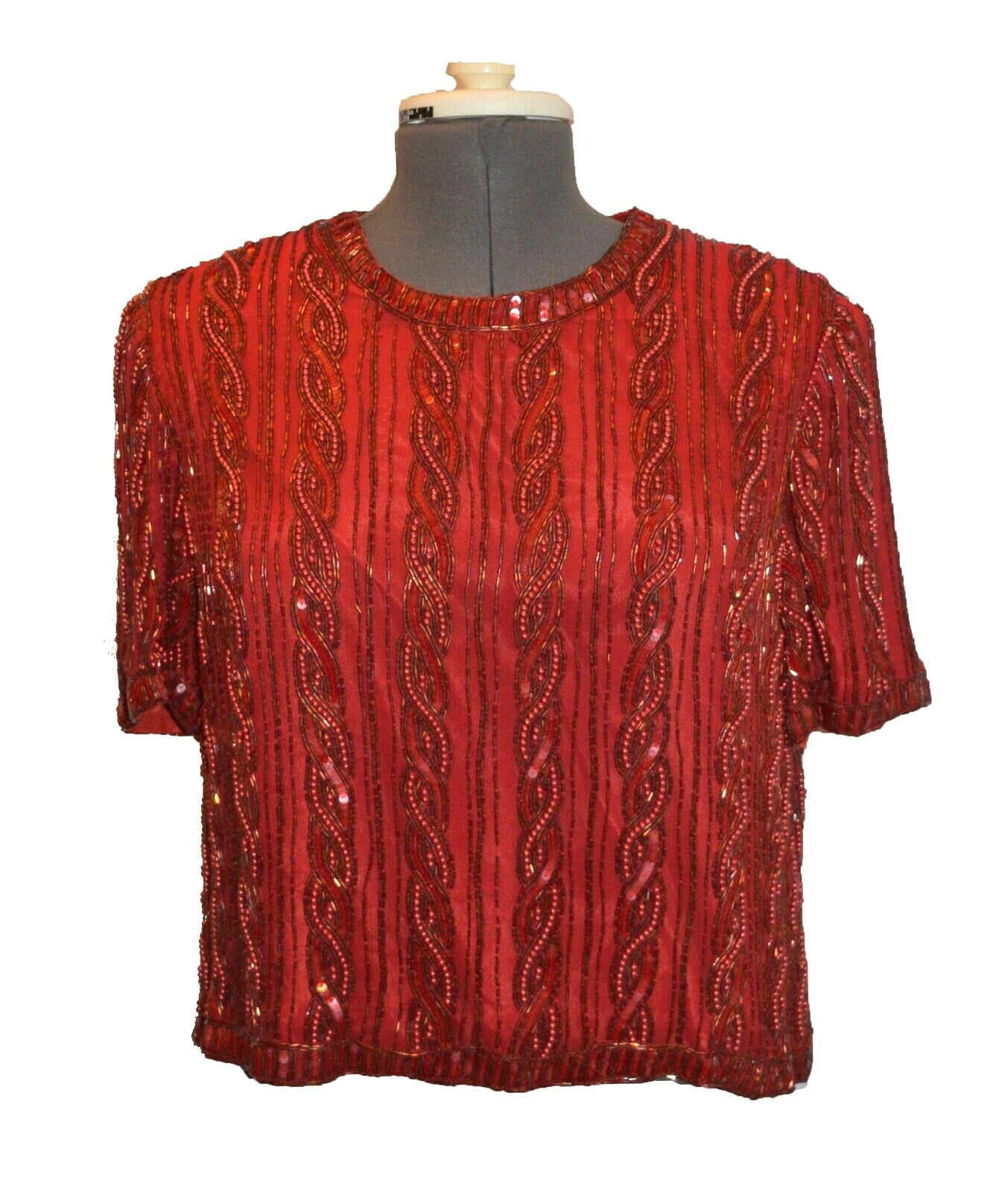 トップス the red thread S symbol bicolor tops THEREDTHREAD / ザレッドスレッド】S symbol bicolor tops