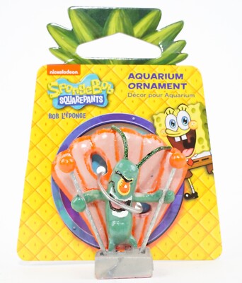 SpongeBob Squarepants Plankton Aquarium Ornament Decor 2'' Tall