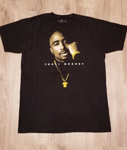 Tupac 2pac Trust Nobody Men's Black Size XL T-Shirt | eBay Tupac 2pac Trust Nobody Men's Black Size XL T-Shirt | eBay