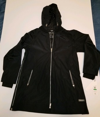 Calvin klein performance Women's rain black jacket.size L