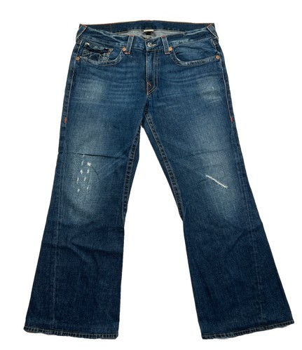 ◆人気　トゥルーレリジョン　デニム　JOEY SUPER T 31 True Religion Joey Super T Blue Denim Jeans Row 42 Seat 33 W