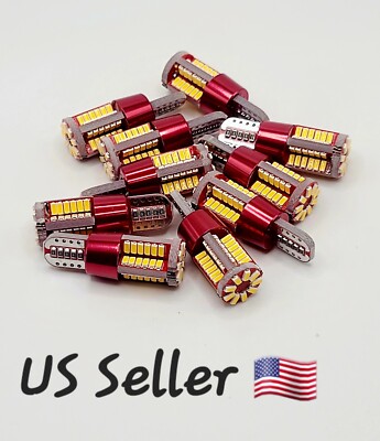 10 LED Replacement 12 Volt DC voltage Low Watt T5 Malibu Landscape Light bulbs