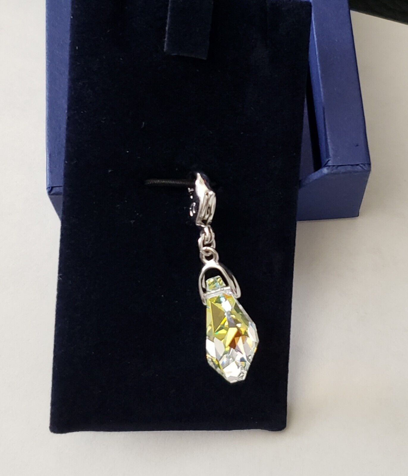 Swarovski Polygon Clear Charm Crystal Jewelry - 1057948 NIB