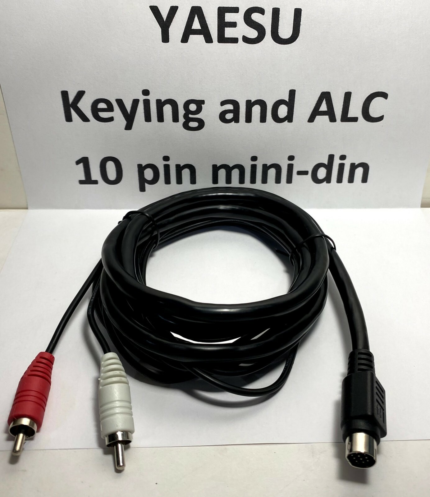 YAESU FTDX1200 FTDX10 FT950 10PIN MINIDIN cable amplifier keying ALC
