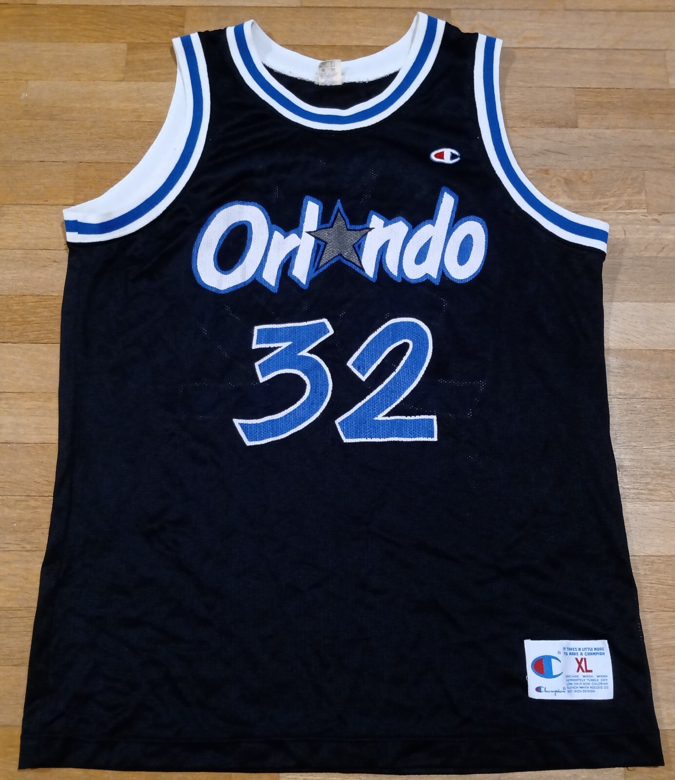 Orlando Magic #32 O'Neal Vintage Champion NBA Basketball