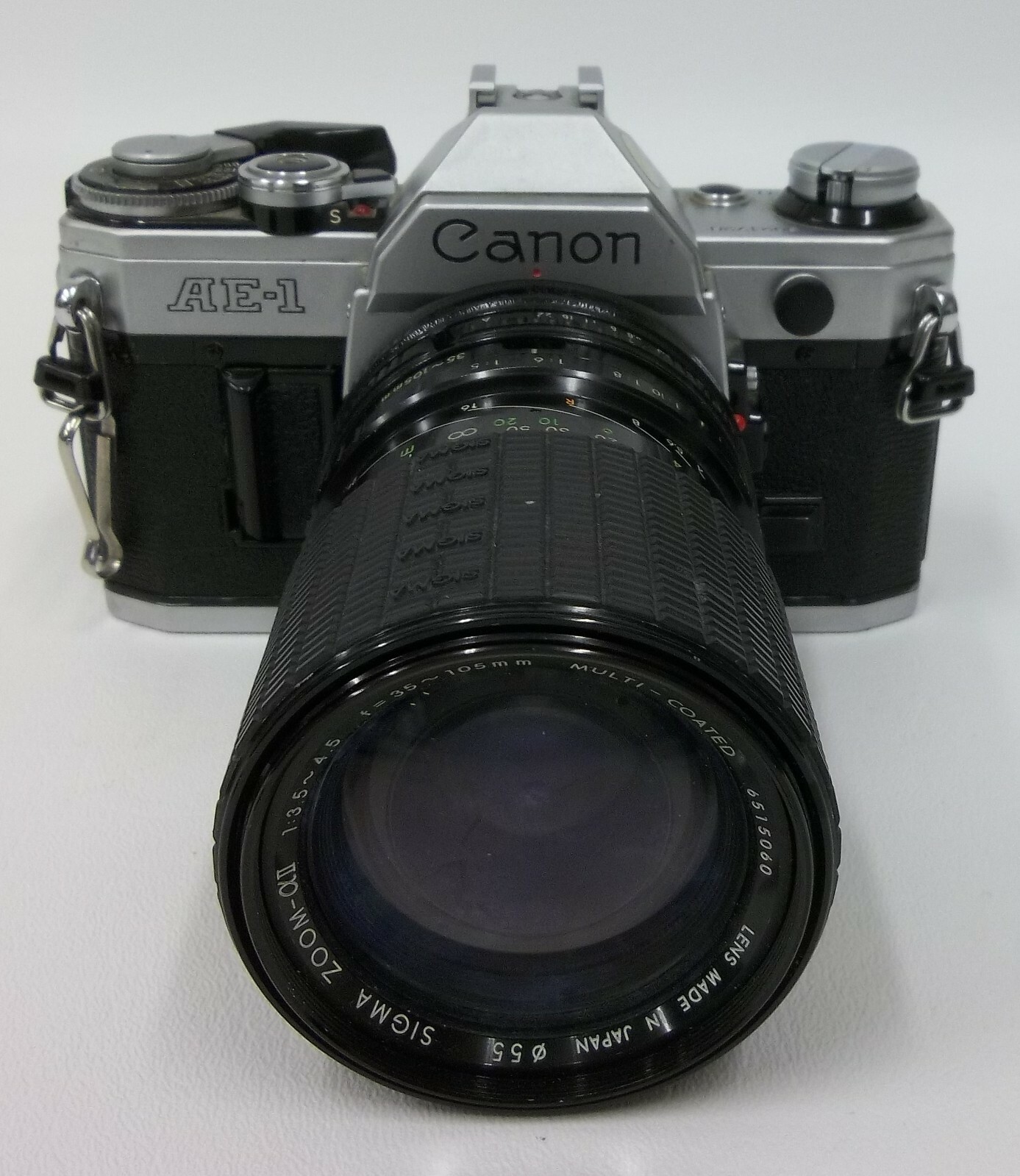 CANON　AE1 ヴィンテージカメラ Vintage Canon AE-1 SLR Camera with Sigma Zoom Lens Japan | eBay
