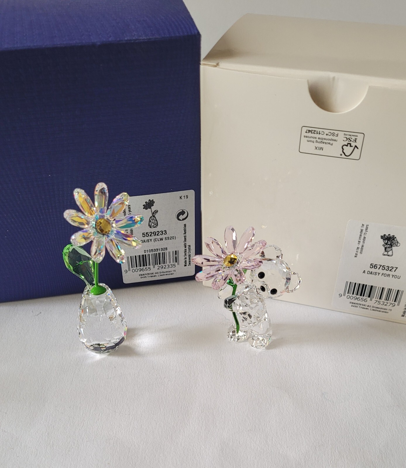Swarovski, Flower Dreams Lim-Ed 2020 Daisy Flower & Kris Swarovski, Flower Dreams Lim-Ed 2020 Daisy Flower & Kris