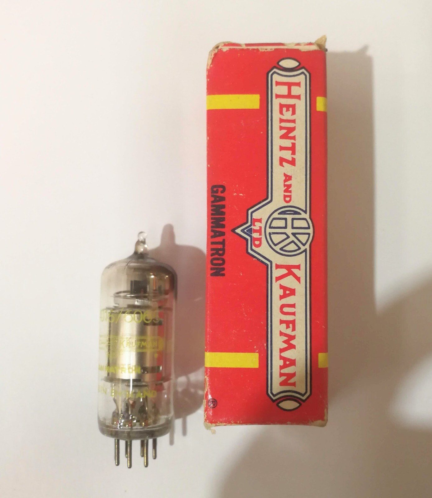 x4 LOT Vacuum Pentode ELECTRON TUBE P/N 6065 MFR. Heintz and