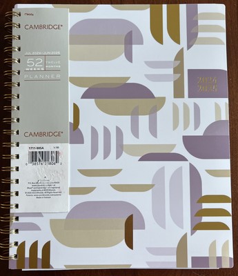 Cambridge Eclipse Academic 2024-2025 Weekly Monthly Planner lg 9 x 11, Notebook