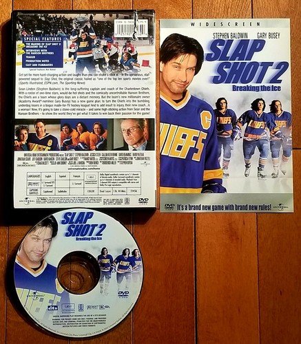 SLAP SHOT 2: BREAKING THE ICE (DVD, 2002) Gary Busey *FREE SHIPPING*