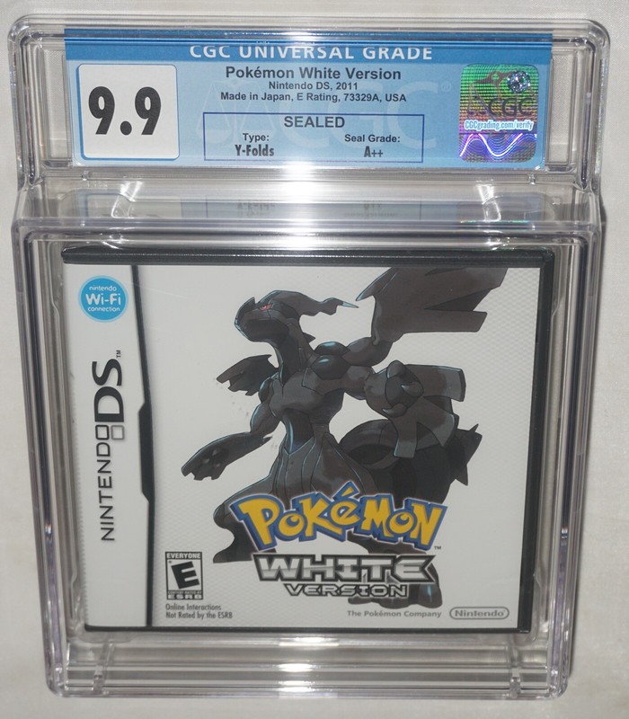 『2年保証』 White Pokemon Version Sealed NEW A++ 9.9 CGC DS) (Nintendo 木製ラック・ウッドラック