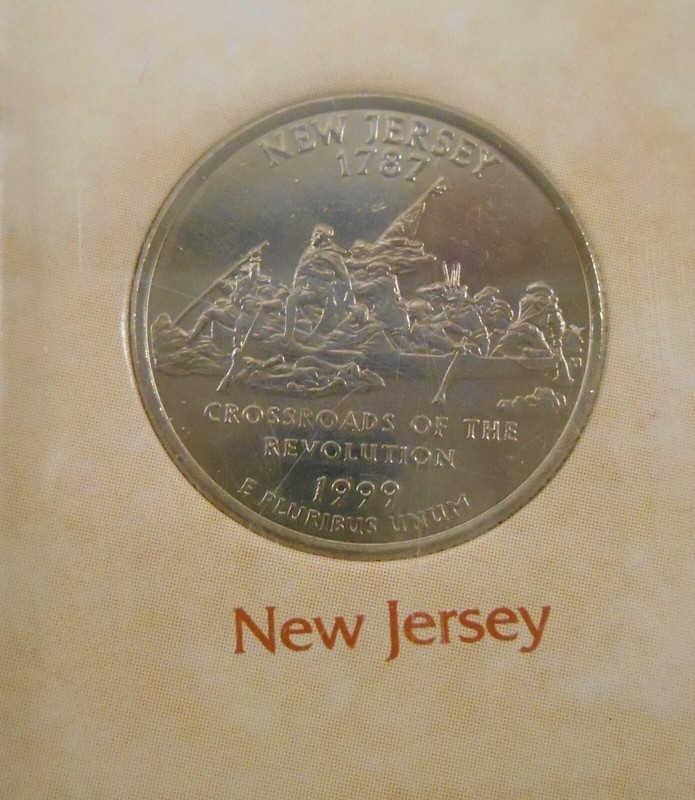 1999 State Quarters 5 Quarters Historic Americana Series
