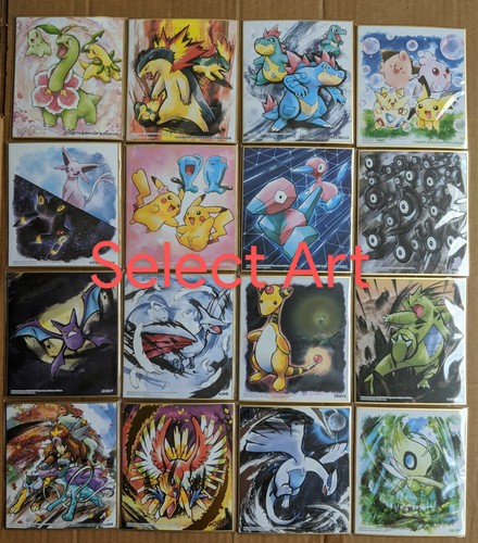Pokemon Shikishi Art Part 2 Artwork Ho-Oh Booster Pikachu
