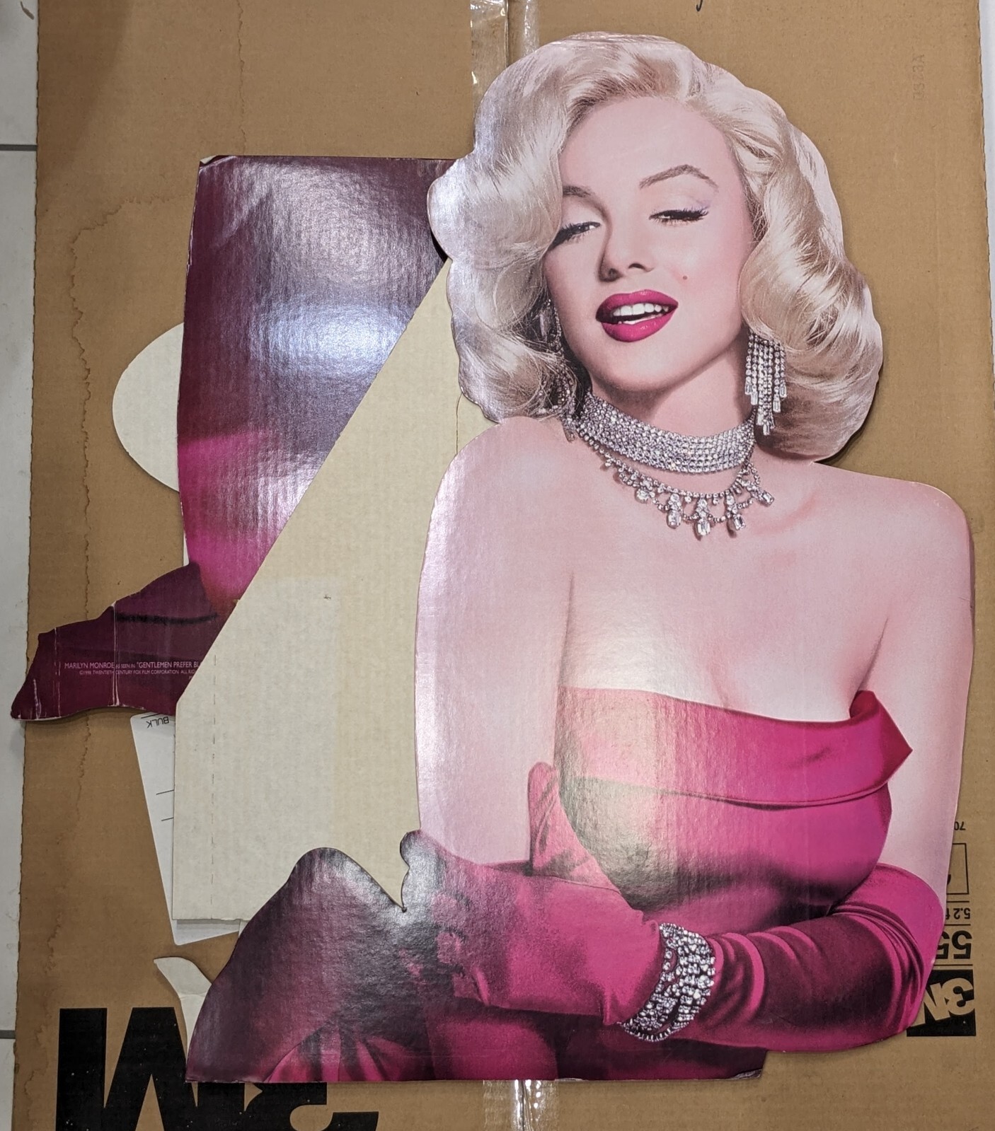 Marilyn Monroe RARE Promo Gentlemen Prefer Blondes Life Size