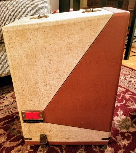 Vintage Old Keystone 109D 8mm Movie Projector in Original Case