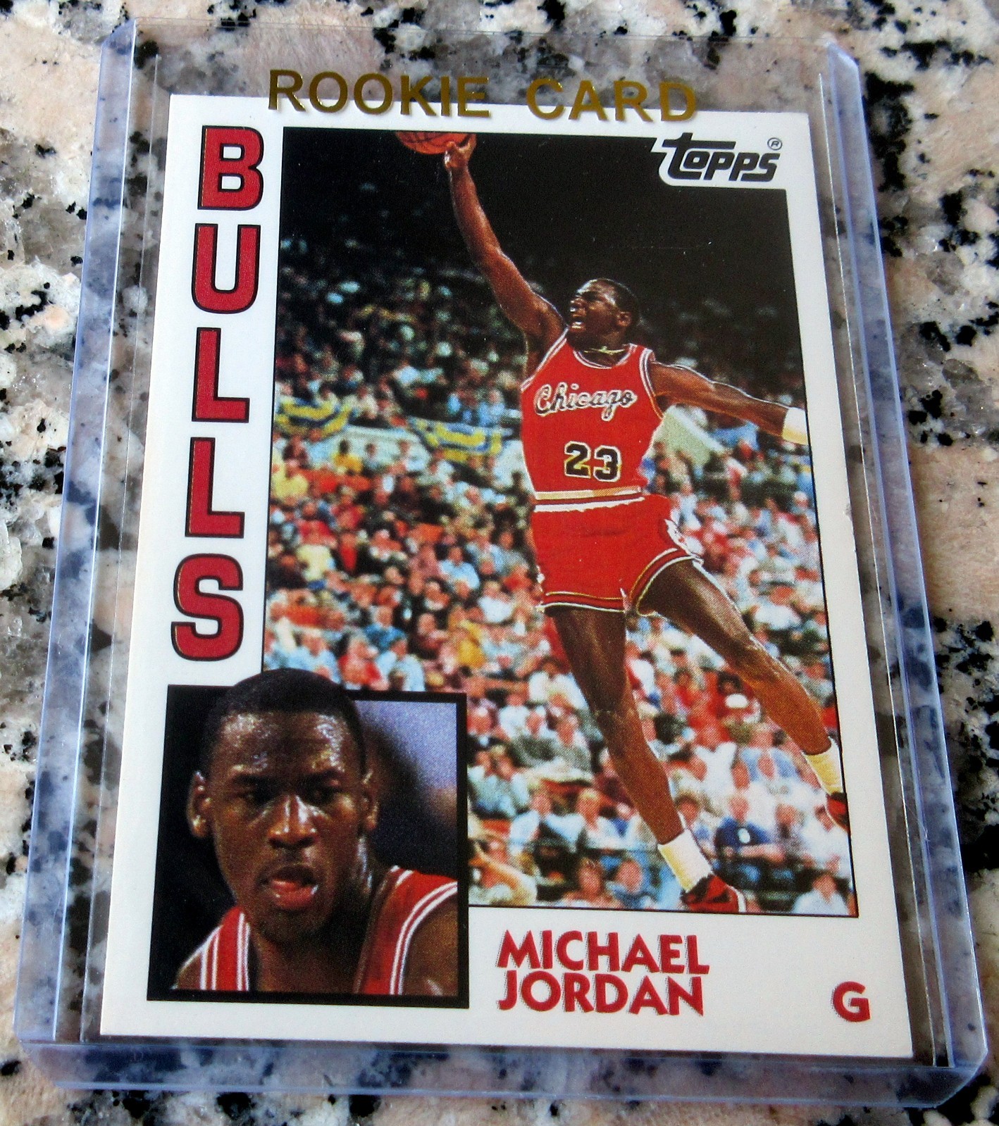 MICHAEL JORDAN 1992 Topps 1st Rookie Card RC 1984 Rare