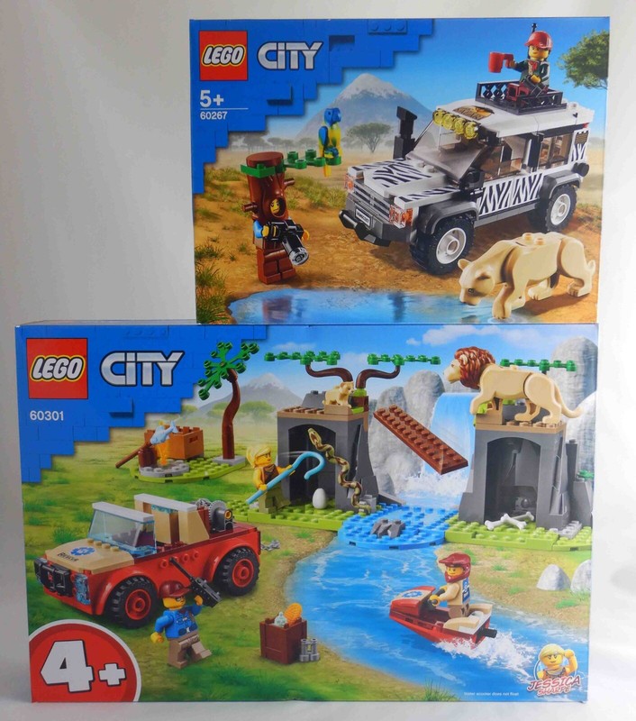 LEGO Lions! (2x Sets) 60267 Safari Off-Roader & 60301 Wildlife