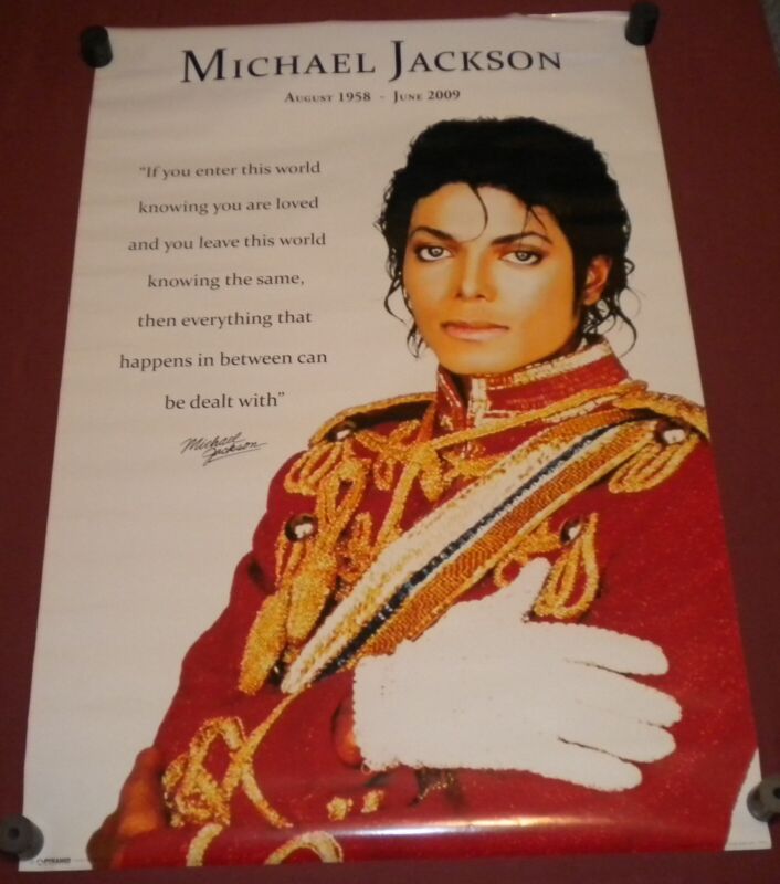 Michael Jackson Tribute Poster 24x36 S/S King of Pop Music Art Rolled